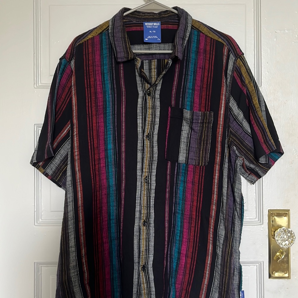 Without Walls Button Tee
